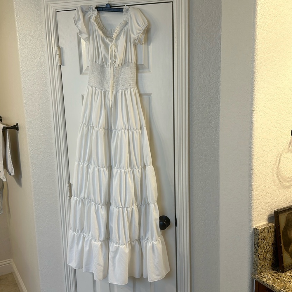 Perfect Summer White Dress Small